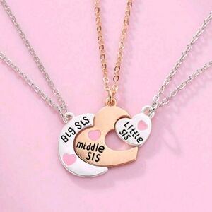 Set of 3 "Sister" Necklaces